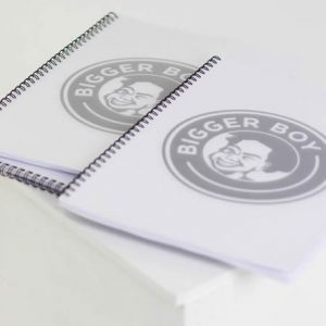 BIGGER BOY lined notepad
